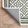 image:imageLaura Ashley All Loop Tufted 3x5 Washable SkidResistant Accent Rug  Ivory MarwoodIsla Twotone IvorySage