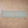 image:imageLaura Ashley All Loop Tufted 3x5 Washable SkidResistant Accent Rug  Ivory MarwoodIsla Twotone IvorySage