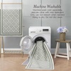 image:imageLaura Ashley All Loop Tufted 3x5 Washable SkidResistant Accent Rug  Ivory MarwoodIsla Twotone IvorySage