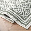 image:imageLaura Ashley All Loop Tufted 3x5 Washable SkidResistant Accent Rug  Ivory MarwoodIsla Twotone IvorySage