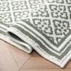 image:imageLaura Ashley All Loop Tufted 3x5 Washable SkidResistant Accent Rug  Ivory MarwoodIsla Twotone IvorySage
