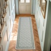 image:imageLaura Ashley All Loop Tufted 3x5 Washable SkidResistant Accent Rug  Ivory MarwoodIsla Twotone IvorySage