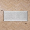 image:imageLaura Ashley All Loop Tufted 3x5 Washable SkidResistant Accent Rug  Ivory MarwoodIsla Twotone Light GreyIvory