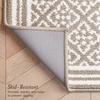 image:imageLaura Ashley All Loop Tufted 3x5 Washable SkidResistant Accent Rug  Ivory MarwoodIsla Twotone LinenIvory