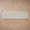 image:imageLaura Ashley All Loop Tufted 3x5 Washable SkidResistant Accent Rug  Ivory MarwoodIsla Twotone LinenIvory