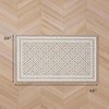 image:imageLaura Ashley All Loop Tufted 3x5 Washable SkidResistant Accent Rug  Ivory MarwoodIsla Twotone LinenIvory