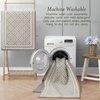 image:imageLaura Ashley All Loop Tufted 3x5 Washable SkidResistant Accent Rug  Ivory MarwoodIsla Twotone LinenIvory