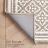 image:imageLaura Ashley All Loop Tufted 3x5 Washable SkidResistant Accent Rug  Ivory MarwoodIsla Twotone LinenIvory