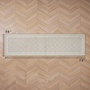 image:imageLaura Ashley All Loop Tufted 3x5 Washable SkidResistant Accent Rug  Ivory MarwoodIsla Twotone LinenIvory