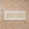 image:imageLaura Ashley All Loop Tufted 3x5 Washable SkidResistant Accent Rug  Ivory MarwoodLorreta Twotone BerberIvory