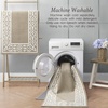 image:imageLaura Ashley All Loop Tufted 3x5 Washable SkidResistant Accent Rug  Ivory MarwoodLorreta Twotone BerberIvory