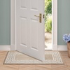 image:imageLaura Ashley All Loop Tufted 3x5 Washable SkidResistant Accent Rug  Ivory MarwoodLorreta Twotone BerberIvory