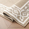 image:imageLaura Ashley All Loop Tufted 3x5 Washable SkidResistant Accent Rug  Ivory MarwoodLorreta Twotone BerberIvory