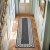 image:imageLaura Ashley All Loop Tufted 3x5 Washable SkidResistant Accent Rug  Ivory MarwoodLorreta Twotone Dark GreyIvory