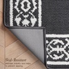 image:imageLaura Ashley All Loop Tufted 3x5 Washable SkidResistant Accent Rug  Ivory MarwoodLorreta Twotone Dark GreyIvory