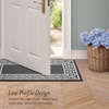 image:imageLaura Ashley All Loop Tufted 3x5 Washable SkidResistant Accent Rug  Ivory MarwoodLorreta Twotone Dark GreyIvory