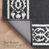image:imageLaura Ashley All Loop Tufted 3x5 Washable SkidResistant Accent Rug  Ivory MarwoodLorreta Twotone Dark GreyIvory
