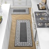 image:imageLaura Ashley All Loop Tufted 3x5 Washable SkidResistant Accent Rug  Ivory MarwoodLorreta Twotone Dark GreyIvory