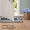 image:imageLaura Ashley All Loop Tufted 3x5 Washable SkidResistant Accent Rug  Ivory MarwoodLorreta Twotone Dark GreyIvory
