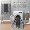 image:imageLaura Ashley All Loop Tufted 3x5 Washable SkidResistant Accent Rug  Ivory MarwoodLorreta Twotone Dark GreyIvory
