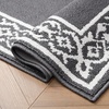 image:imageLaura Ashley All Loop Tufted 3x5 Washable SkidResistant Accent Rug  Ivory MarwoodLorreta Twotone Dark GreyIvory