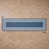 image:imageLaura Ashley All Loop Tufted 3x5 Washable SkidResistant Accent Rug  Ivory MarwoodLorreta Twotone Dusty NavyIvory