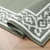 image:imageLaura Ashley All Loop Tufted 3x5 Washable SkidResistant Accent Rug  Ivory MarwoodLorreta Twotone IvorySage