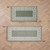 image:imageLaura Ashley All Loop Tufted 3x5 Washable SkidResistant Accent Rug  Ivory MarwoodLorreta Twotone IvorySage