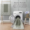 image:imageLaura Ashley All Loop Tufted 3x5 Washable SkidResistant Accent Rug  Ivory MarwoodLorreta Twotone IvorySage