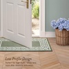 image:imageLaura Ashley All Loop Tufted 3x5 Washable SkidResistant Accent Rug  Ivory MarwoodLorreta Twotone IvorySage