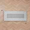 image:imageLaura Ashley All Loop Tufted 3x5 Washable SkidResistant Accent Rug  Ivory MarwoodLorreta Twotone Light GreyIvory