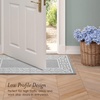 image:imageLaura Ashley All Loop Tufted 3x5 Washable SkidResistant Accent Rug  Ivory MarwoodLorreta Twotone Light GreyIvory