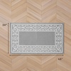 image:imageLaura Ashley All Loop Tufted 3x5 Washable SkidResistant Accent Rug  Ivory MarwoodLorreta Twotone Light GreyIvory