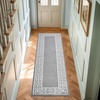 image:imageLaura Ashley All Loop Tufted 3x5 Washable SkidResistant Accent Rug  Ivory MarwoodLorreta Twotone Light GreyIvory