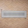 image:imageLaura Ashley All Loop Tufted 3x5 Washable SkidResistant Accent Rug  Ivory MarwoodLorreta Twotone Light GreyIvory