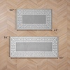 image:imageLaura Ashley All Loop Tufted 3x5 Washable SkidResistant Accent Rug  Ivory MarwoodLorreta Twotone Light GreyIvory