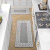 image:imageLaura Ashley All Loop Tufted 3x5 Washable SkidResistant Accent Rug  Ivory MarwoodLorreta Twotone Light GreyIvory