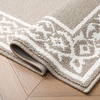 image:imageLaura Ashley All Loop Tufted 3x5 Washable SkidResistant Accent Rug  Ivory MarwoodLorreta Twotone LinenIvory