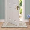image:imageLaura Ashley All Loop Tufted 3x5 Washable SkidResistant Accent Rug  Ivory MarwoodLorreta Twotone LinenIvory