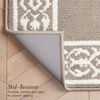 image:imageLaura Ashley All Loop Tufted 3x5 Washable SkidResistant Accent Rug  Ivory MarwoodLorreta Twotone LinenIvory