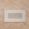 image:imageLaura Ashley All Loop Tufted 3x5 Washable SkidResistant Accent Rug  Ivory MarwoodLorreta Twotone LinenIvory