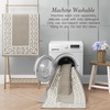 image:imageLaura Ashley All Loop Tufted 3x5 Washable SkidResistant Accent Rug  Ivory MarwoodLorreta Twotone LinenIvory