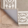 image:imageLaura Ashley All Loop Tufted 3x5 Washable SkidResistant Accent Rug  Ivory MarwoodLorreta Twotone LinenIvory