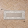 image:imageLaura Ashley All Loop Tufted 3x5 Washable SkidResistant Accent Rug  Ivory MarwoodLorreta Twotone LinenIvory