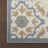 image:imageLaura Ashley All Loop Tufted 3x5 Washable SkidResistant Accent Rug  Ivory MarwoodMarwood Blue