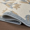 image:imageLaura Ashley All Loop Tufted 3x5 Washable SkidResistant Accent Rug  Ivory MarwoodMarwood Blue