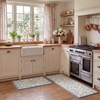 image:imageLaura Ashley All Loop Tufted 3x5 Washable SkidResistant Accent Rug  Ivory MarwoodMarwood Blue
