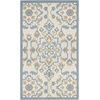 image:imageLaura Ashley All Loop Tufted 3x5 Washable SkidResistant Accent Rug  Ivory MarwoodMarwood Blue