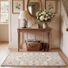 image:imageLaura Ashley All Loop Tufted 3x5 Washable SkidResistant Accent Rug  Ivory MarwoodMarwood Ivory