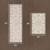 image:imageLaura Ashley All Loop Tufted 3x5 Washable SkidResistant Accent Rug  Ivory MarwoodMarwood Ivory